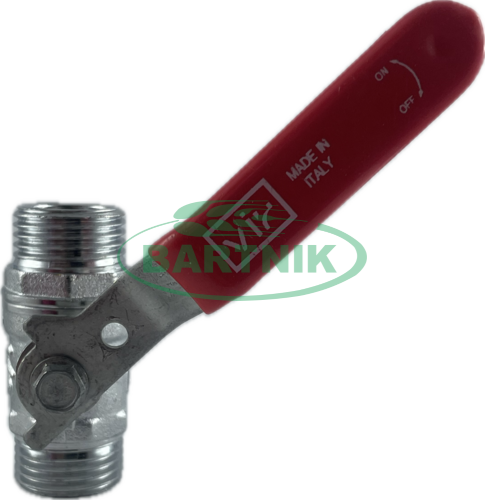 Zawór kulowy stalowy 1/2" AG 3