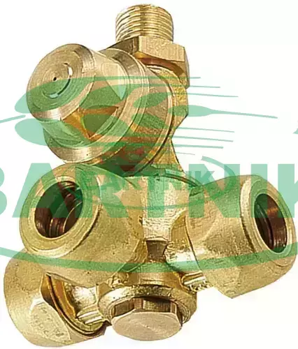 Głowica sadownicza 3 drożna G1/4" fi 15 2
