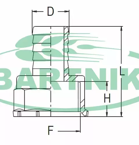 Końcówka 1 1/4" x 25 IG 100525 2