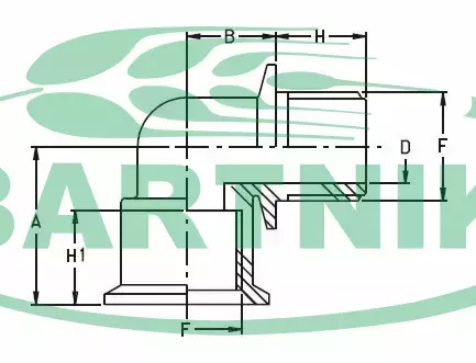 Kolanko 1/2'' AG/IG 1262022 2