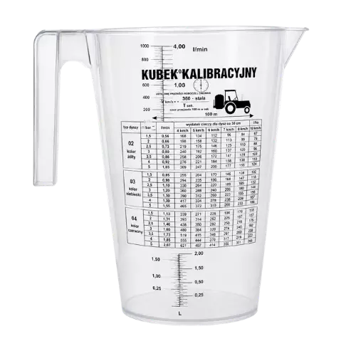Miarki i kubki kalibracyjne