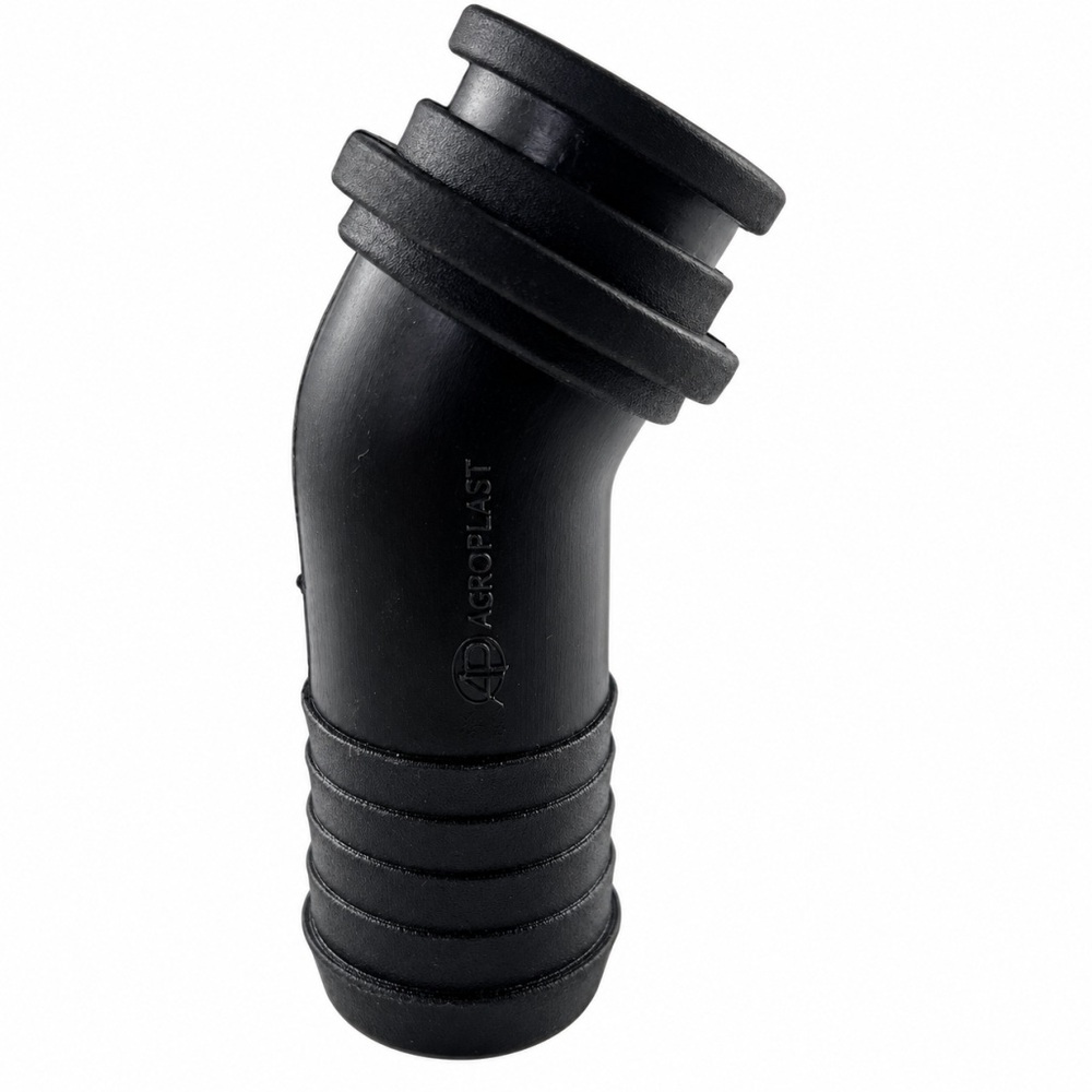 Króciec 45° 1"x D25 1