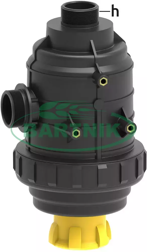 Filtr ssący 1 1/2" z zaworem 160-220l/min 50 mesh 1