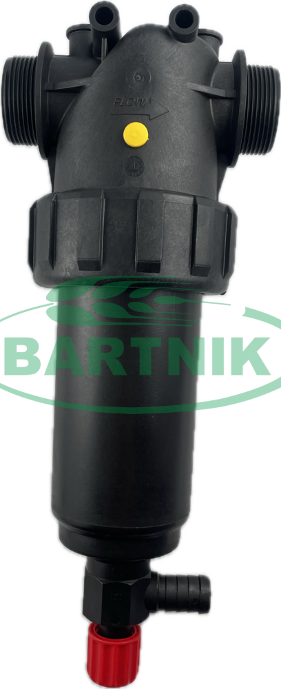 Filtr tłoczny 1 1/2" AG samoczyszczący 210l/min 80 mesh 1