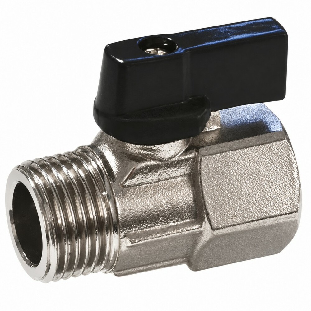Zawór kulowy stalowy 1/2" AG/IG 1