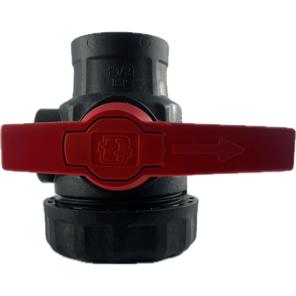 Zawór kulowy 3 drożny 1 1/2" Arag 1