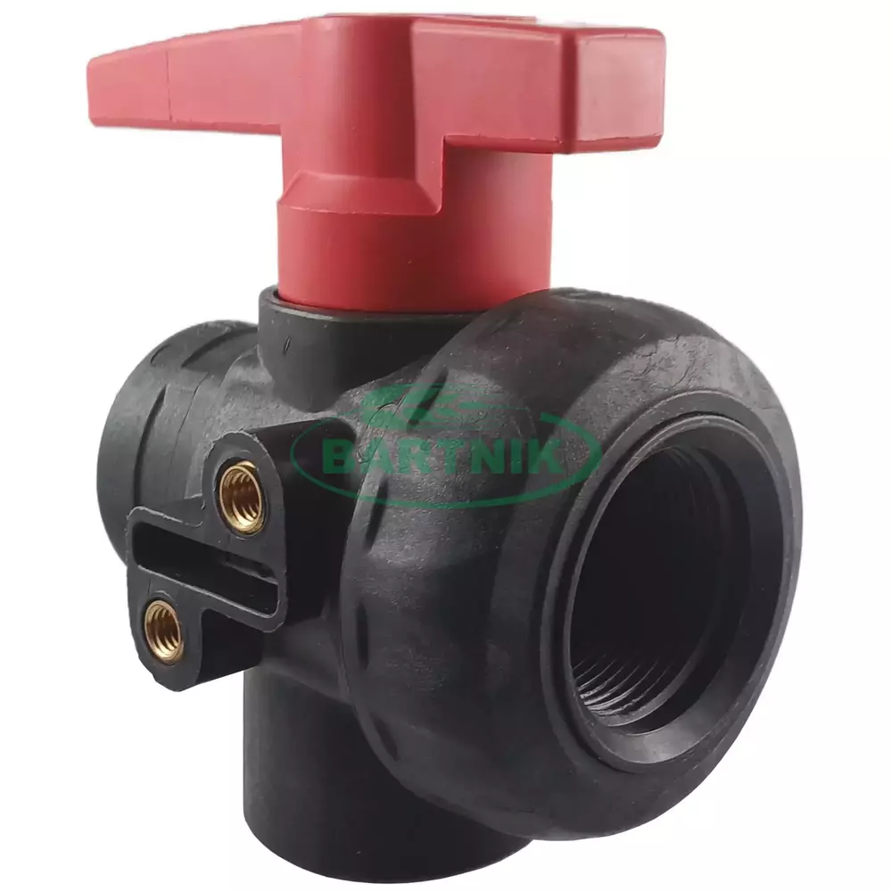 Zawór kulowy 3 drożny 1 1/4" Tecomec 1