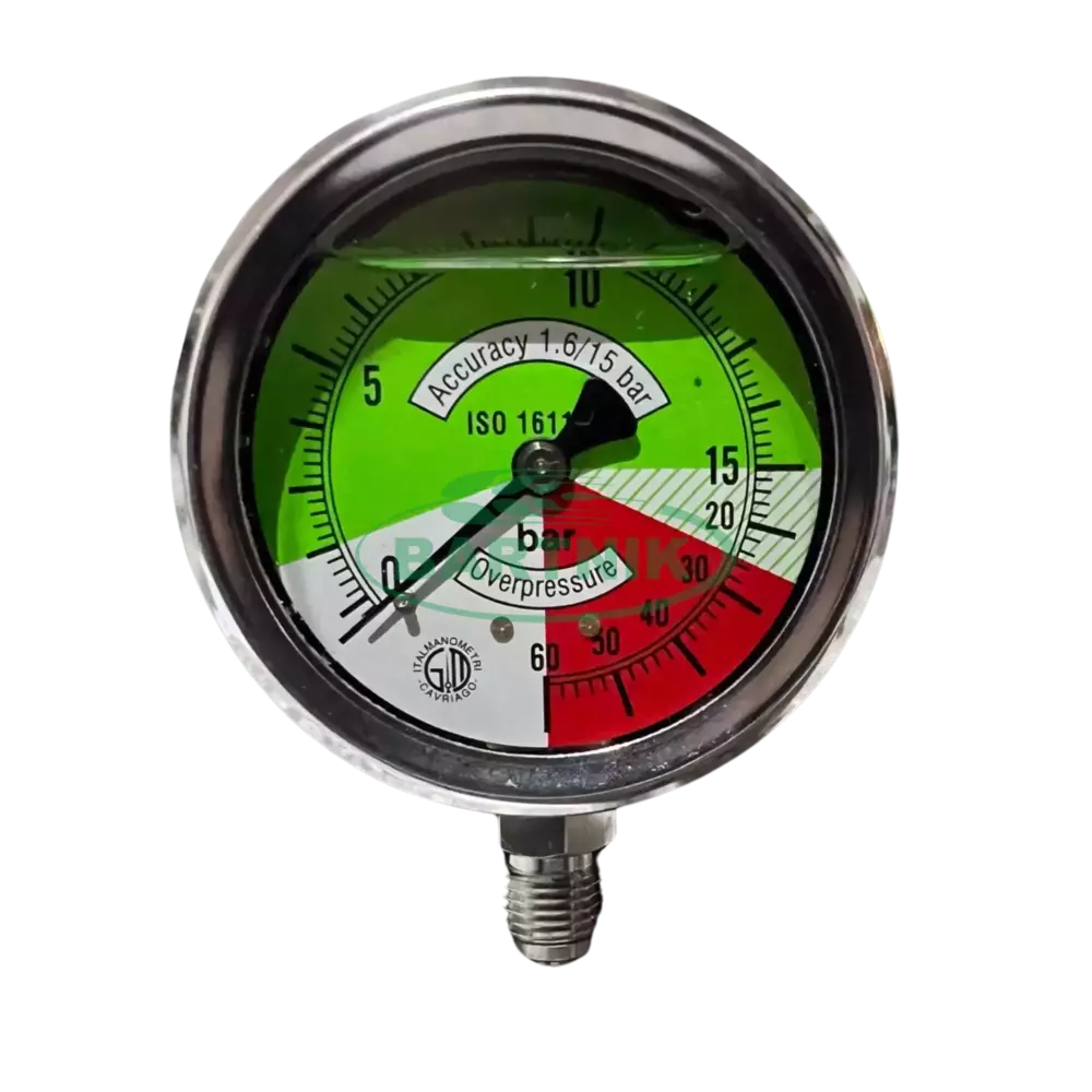 Manometr M63 izometryczny (0-60bar) gw. 1/4" 1