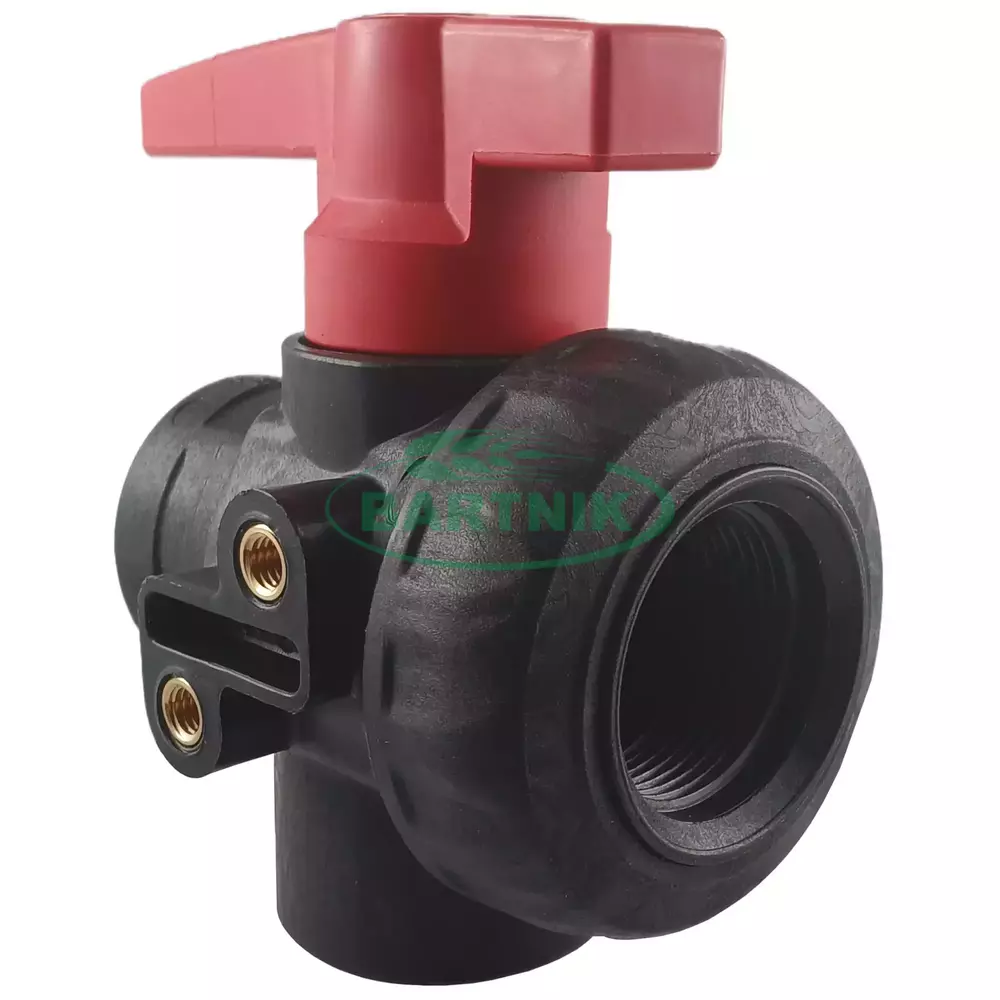 Zawór kulowy 3 drożny 1 1/4" typ H 1