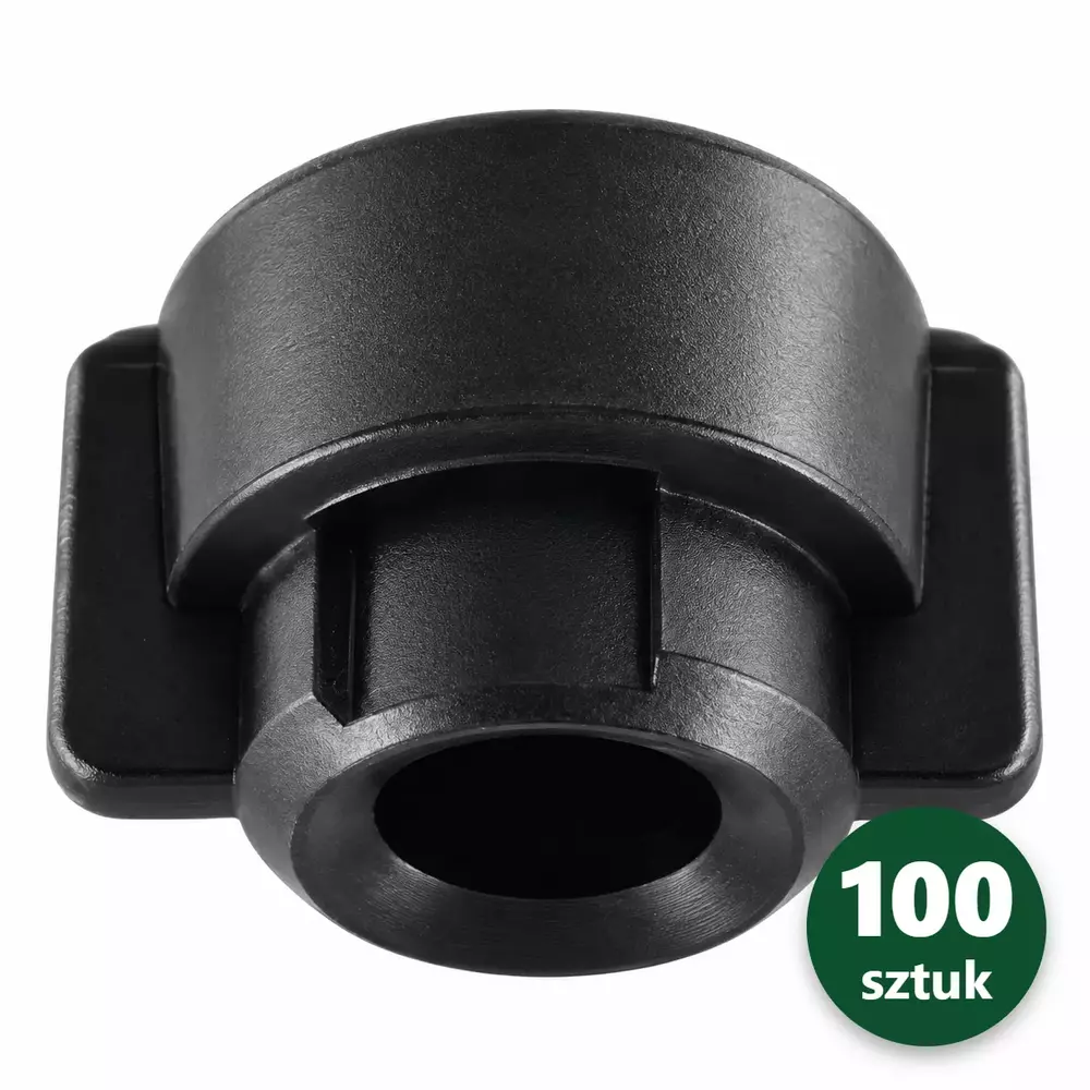 Kołpak 12 mm okrągły czarny ARAG 1