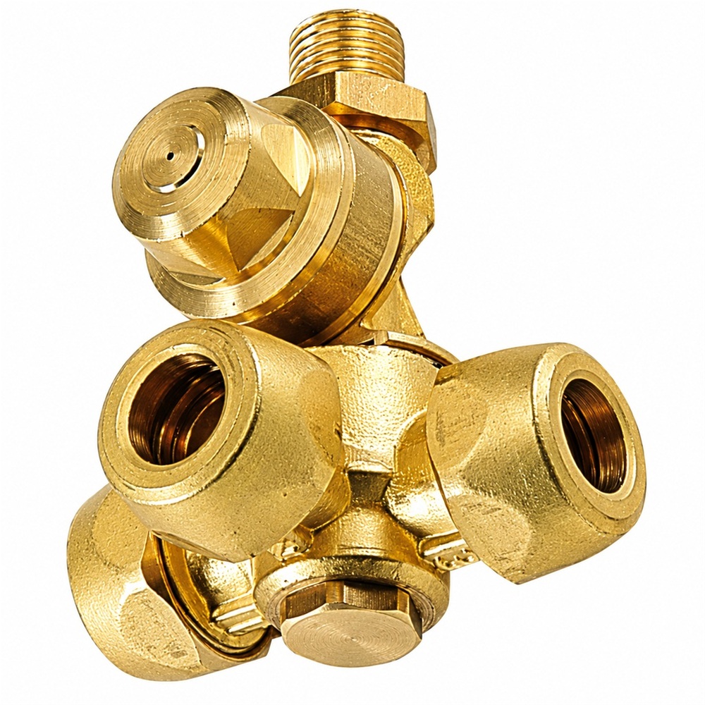Głowica sadownicza 3 drożna G1/4" fi 15 1