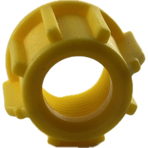 Nakrętka oprawy 3/8" żółta 1