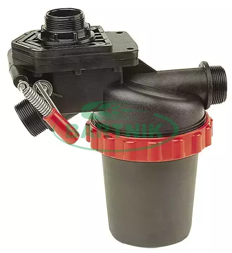 Filtr ssący 1 1/2" trójdrożny 100-160l/min 32 mesh 1