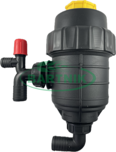 Filtr ssący 1 1/2" z zaworem 50 mesh fi 32 1