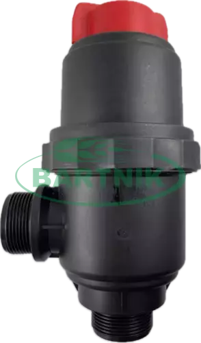 Filtr ssący 1 1/2" z zaworem 150l/min 32mesh 1