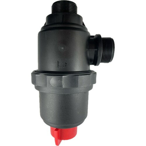 Filtr ssący 1 1/2" z zaworem 150l/min 50mesh 1