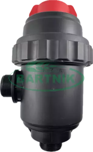 Filtr ssący 1 1/2" z zaworem 180l/min 50mesh 1