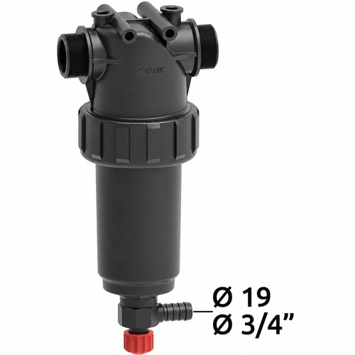 Filtr tłoczny 1 1/4" AG samoczyszczący 210l/min 80 mesh 1