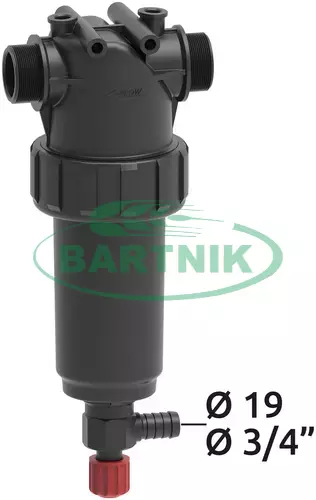 Filtr tłoczny 1 1/4" AG samoczyszczący 210l/min 80 mesh 1