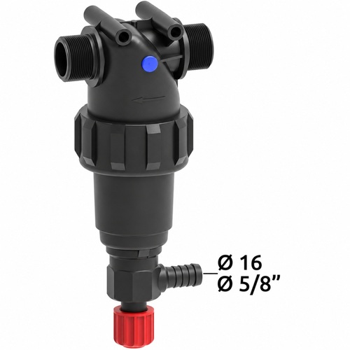 Filtr tłoczny 1" AG samoczyszczący 150l/min 50 mesh 1