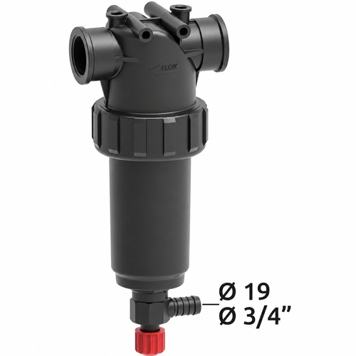 Filtr tłoczny 1 1/2" IG samoczyszczący 210l/min 80 mesh 1
