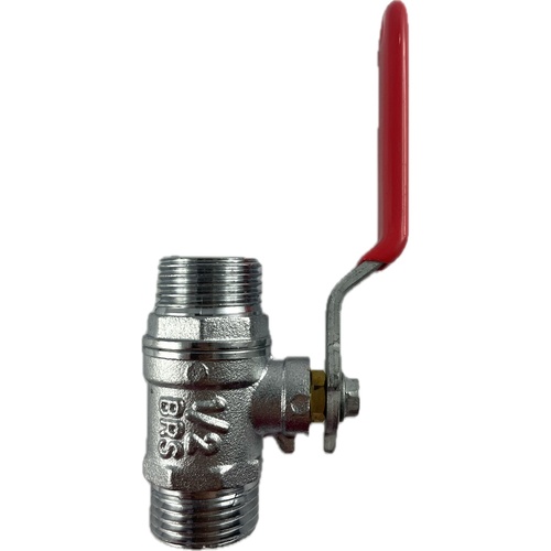 Zawór kulowy stalowy 1/2" AG 1
