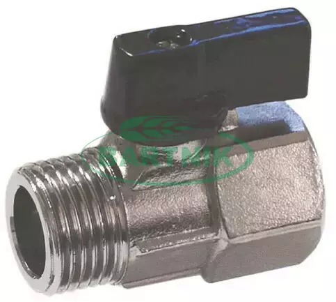 Zawór kulowy stalowy 1/2" AG/IG 1