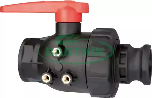 Zawór kulowy 2 drożny ze złączem camlock 1 1/2" 1