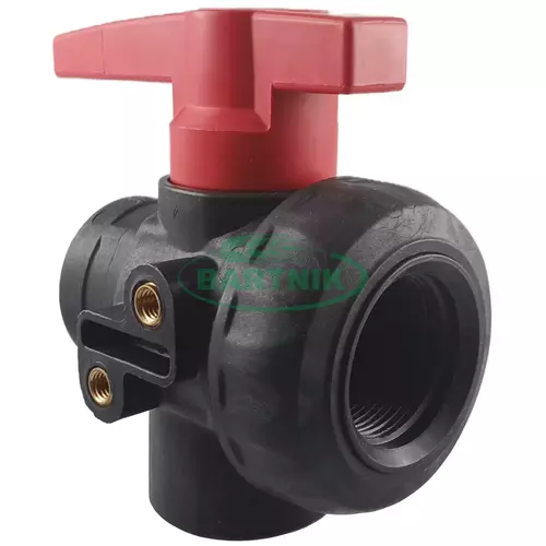 Zawór kulowy 3 drożny 1 1/4" Tecomec 1