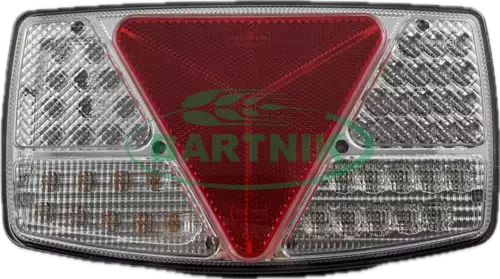 Lampa tylna LED z trójkątem prawa b-cz 1