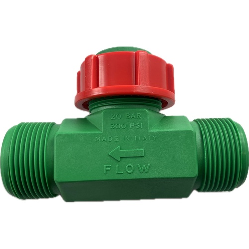 Przepływomierz 1 1/4" 10-100 l/min 20 bar 1