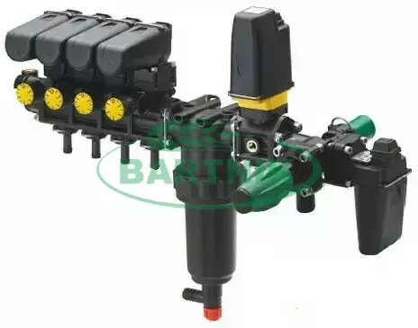 Kompletny blok elektrozaworów 5 sekcji z filtrem pod sterownik 1