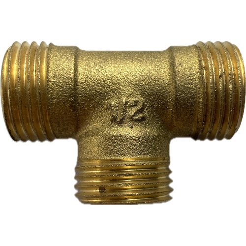 Trójnik mosiężny 1/2" 1