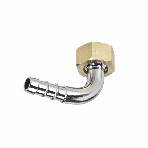 Złącze mosiądz 90 st. 1/2" x 13 nakrętka 6-kąt. 1