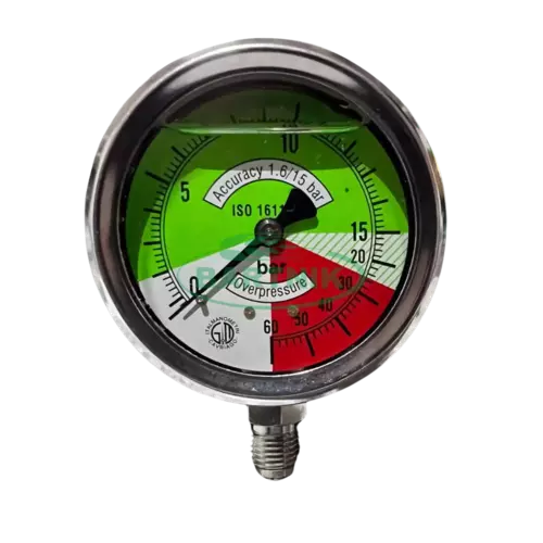 Manometr M63 izometryczny (0-60bar) gw. 1/4" 1