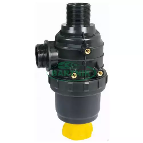 Filtr ssący 1 1/2" z zaworem 100-160l/min 50 mesh 1