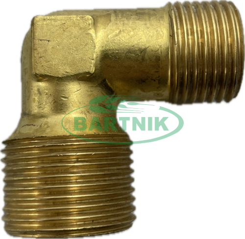 Kolanko mosiężne 3/4"-1/2" AG Alfa 1