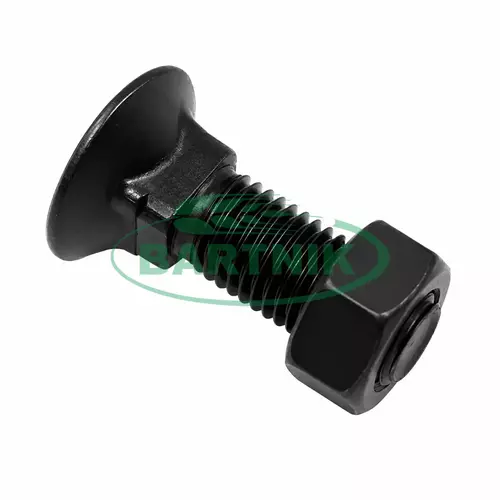 Śruba płużna M10x45-10.9-KW z nakrętką mniejsza 1
