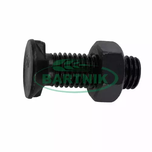 Śruba płużna M12x35 10.9 KR dwunoskowa z nakrętką 1