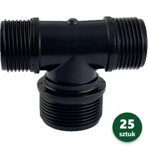 Trójnik 1" x 1" x 1/4" AG 1